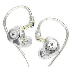 Fone De Ouvido Gamer Kz Edx Pro Musical Retorno Palco In-ear Cor Cristal no Mercado Livre com oferta e cupom de desconto