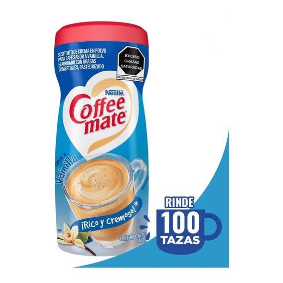 Nestlé Coffee matte sustituto de crema para café polvo vainilla 400g