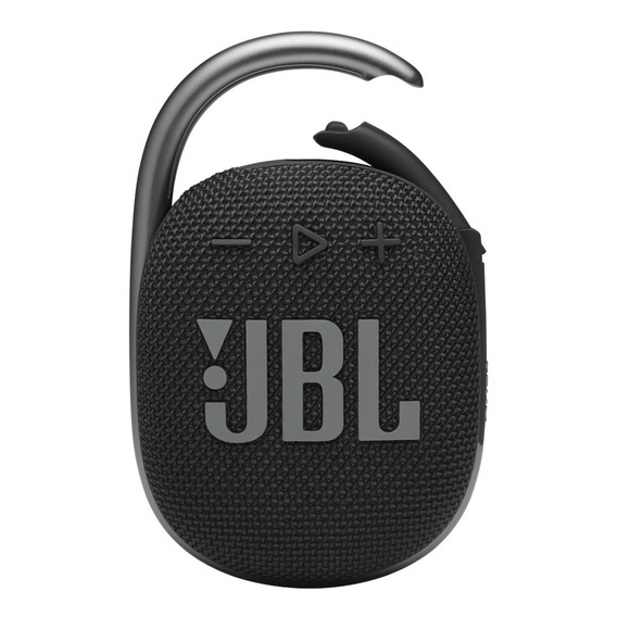 Parlante JBL Clip 4 portátil con bluetooth waterproof  black