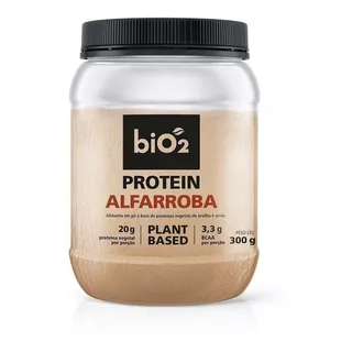 Proteína Em Pó Sabor Alfarroba Vegana Sem Lactose Bio2 300g