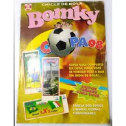 Album Figurinhas Bomky, Copa 98 Incompleto 