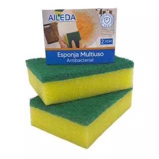 Esponja Multiuso Antibacterial Pack X 2