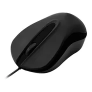 Mouse Optico Quaroni Alambrico Color Negro 1200 Dpi