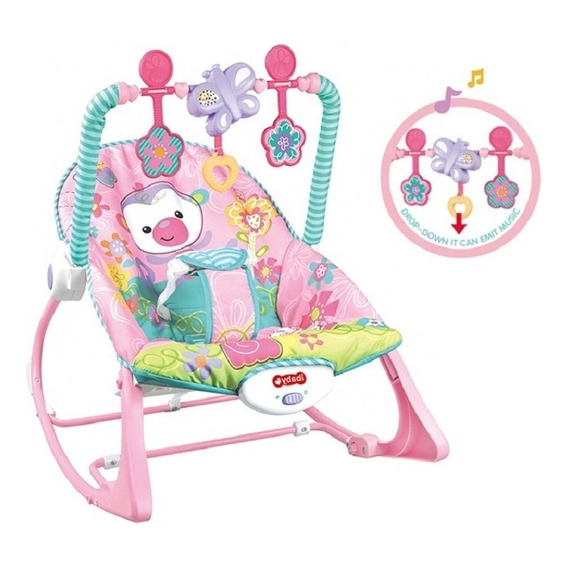 Silla Vibradora Mecedora Musical Niña-niños Baby Rocker Mono