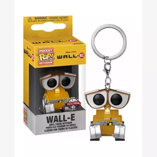 Funko Pop Llavero Wall E Metallic Limited Exclusive Disney