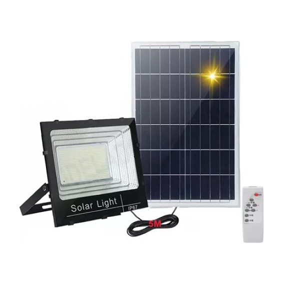 Reflector Lámpara Led Solar 500w Potente Panel Solar 12hora