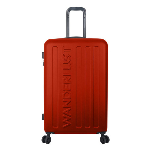 Valija Wanderlust Urban Mode Hard Tsa Cerradura 18¨ Color Rojo