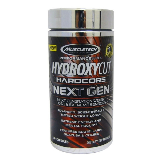 Hydroxycut Hardcore Next Gen 180 Caps - Quemador De Grasa