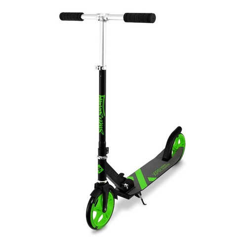 Monopatín de pie Street Surfing XPR Urban Scooter Black Green  negro y verde para niños