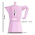 Cafetera Bialetti Exclusive Moka 6 Tazas Rosa