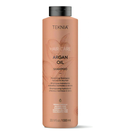  Shampoo Lakmé Nutritivo Argan Oil Teknia X1000ml