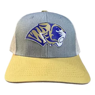 Gorra Auténticos Tigres Gris Beige Logo En Emblema