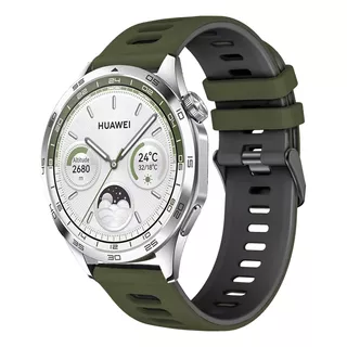 Correa Deportiva Doble Color Para Huawei Watch Gt 4 46mm