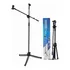 Soporte de Micrófono Jirafa Extensible Profesional Vt-power ML 03 Negro Incluye 2 Pipetas Metálico