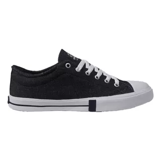 Zapatilla Hombre Topper Hyde Denim Original Moda Negro