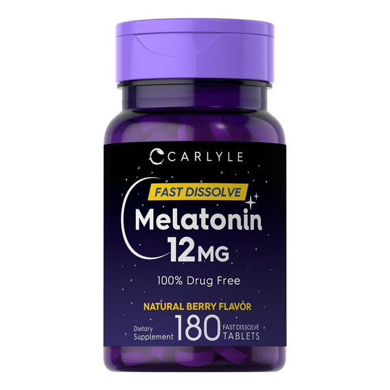 Carlyle Melatonina 12 Mg De Ultra Apoyo 180 Comprimidos