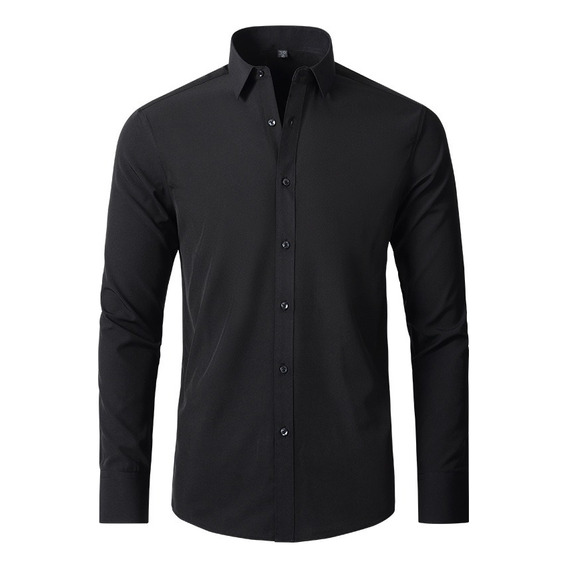 Camisa Slim Fit Manga Larga Para Hombre Casual Casey Kevin