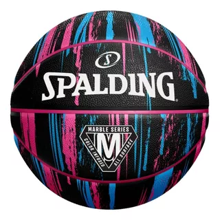 Pelota Balón Basket Spalding Marble Series N6 Negro - Btu