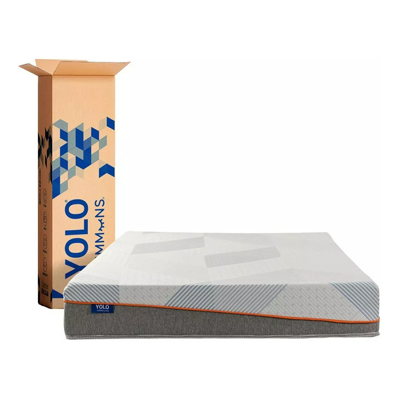 Colchon En Caja Yolo Hybrid By Simmons Resorte Pocket