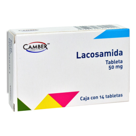 Lacosamida 50 Mg Caja Con 14 Tabletas Camber Pharma