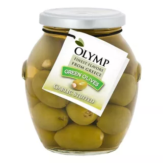 Azeitonas Verde Olymp Com Alho 200g