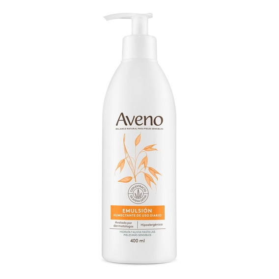 Aveno Emulsion De Avena Natural Piel Sensible X 400 Ml.