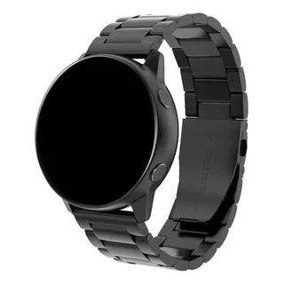Pulseira 20mm Metal 3 Elos Compatível Com Galaxy Watch3 41mm