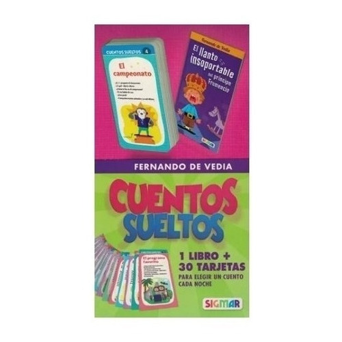Cuentos Sueltos De Fernando De Vedia - 30 Tarjetas + 1 Libro, De De Vedia, Fernando. Editorial Sigmar, Tapa Blanda En Español