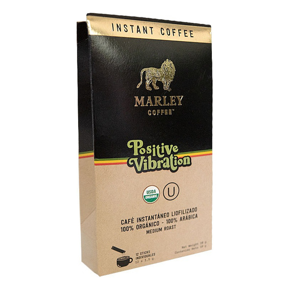 Sticks Café Liofilizado Positive Vibration · Marley Coffee