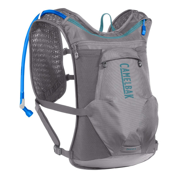 Chaleco De Hidratación Camelbak Chase 8 Vest 6l - 2l Color Gris Diseño de la tela Liso