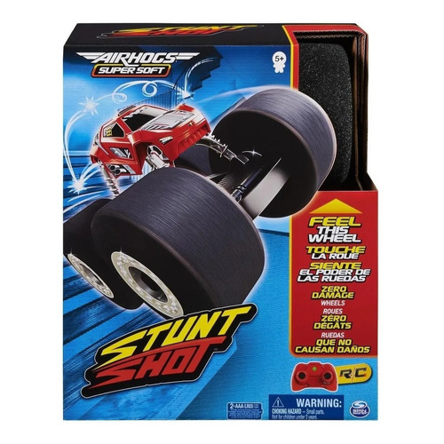 Airhog Super Soft Carro Radio Control Stunt Shot Spin Master Color Rojo