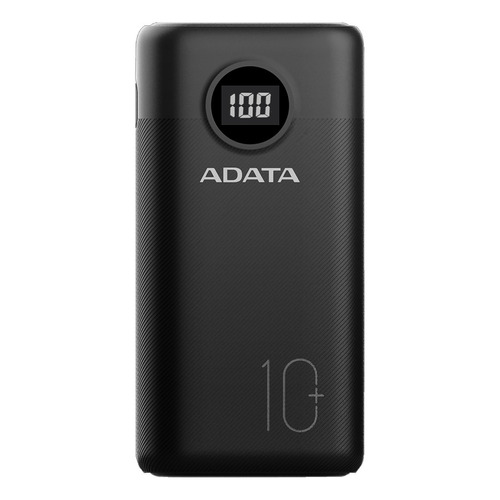 Adata P10000qcd Power Bank 10000mah Multi Carga Rápida Usb-c Color Negro