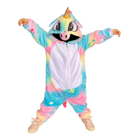 Pijamas Térmicas Unicornios Enterizas Niñas 