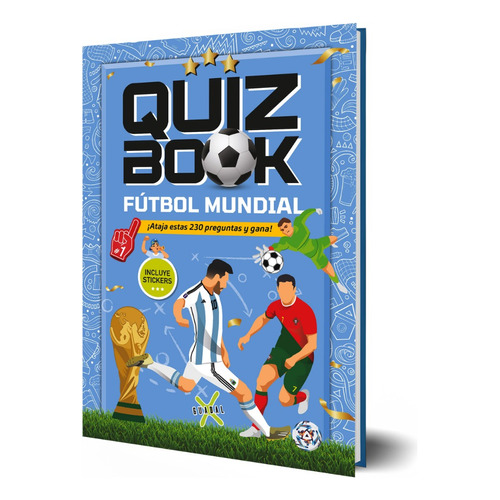 Quiz Book Fútbol Mundial - Campeones Del Mundo - Scaloneta, De Equipo Editorial Guadal. Serie 1, Vol. 1. Editorial Guadal, Tapa Blanda, Edición 1 En Español, 2023