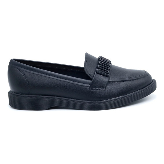 Zapato Casual De Dama  Moleca 235666-106 Negro