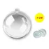10 Esferas Bola De Acrilico 7 Cm  Para Personalizar