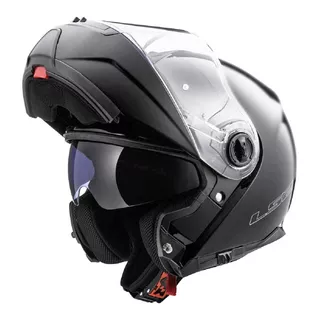 Casco Rebatible Con Lentes Ls2 Ff325 Strobe Gloss Black Bril