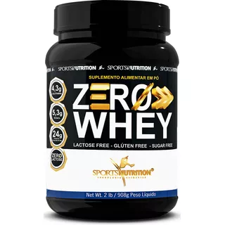 Whey Protein Zero Lactose, Glúten E Açúcar - Natural - 908g