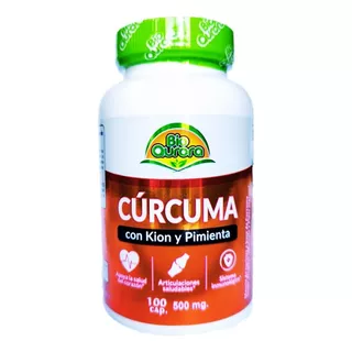 Cúrcuma & Kión Con Pimienta 500 Mg | 100 Cápsulas