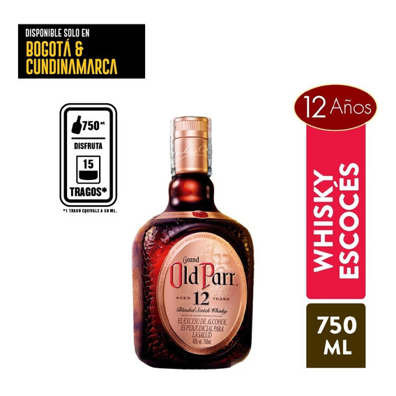 Whisky Old Parr 12 Años 750 Ml