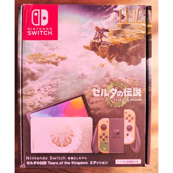 Nintendo Switch Oled Japon Zelda Tears Of The Kingdom Nueva!