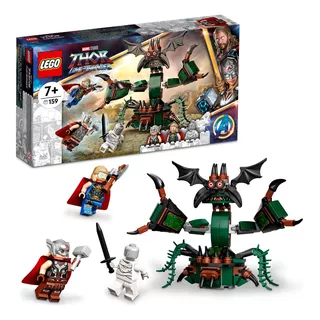 Kit Marvel 76207 Ataque Em Nova Asgard Lego Quantidade De Peças 159