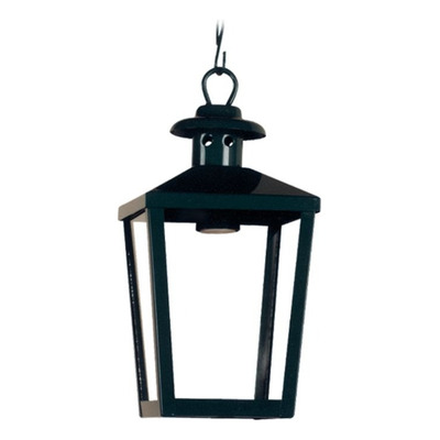 Colgante Farol Cuadrado N22/c Negro Apto Exterior
