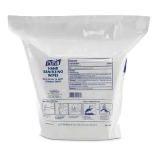 Toallitas Desinfectantes Purell® C/1,200  9118-02 1 Pieza