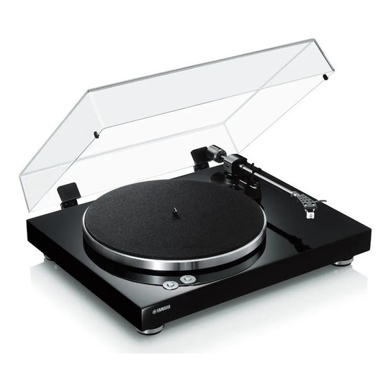 Bandeja Giradiscos Yamaha Tt-s303b Color Negro Con Tapa