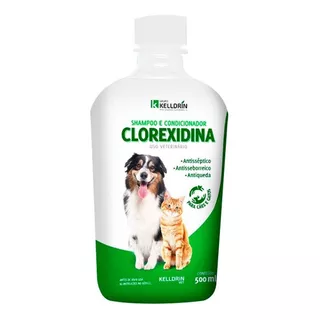 Shampoo Clorexidina Cachorro Pet 5 Em 1 Kelldrin 500ml Cães Fragrância Cães E Gatos