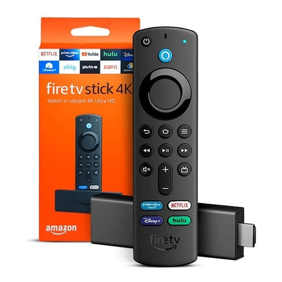 Amazon Fire Tv Stick 4k 8gb Control Por Voz No Mi Box S Roku