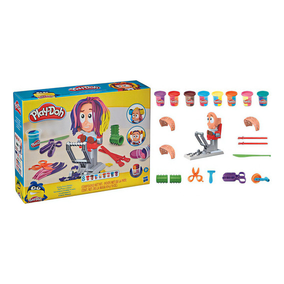 Hasbro Play Doh La Peluquería + Accesorios Febo Color multicolores