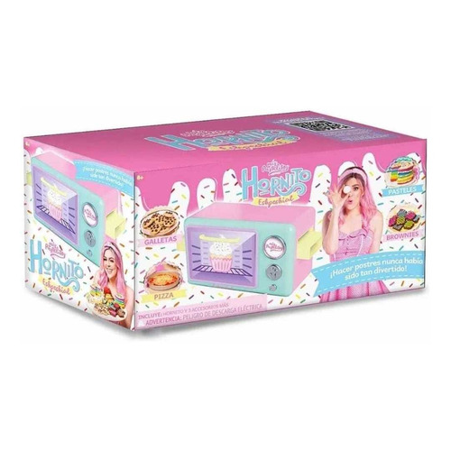 Microondas de juguete Mattel Mis pastelitos Eshpeshial mis pastelitos color rosa claro con luz