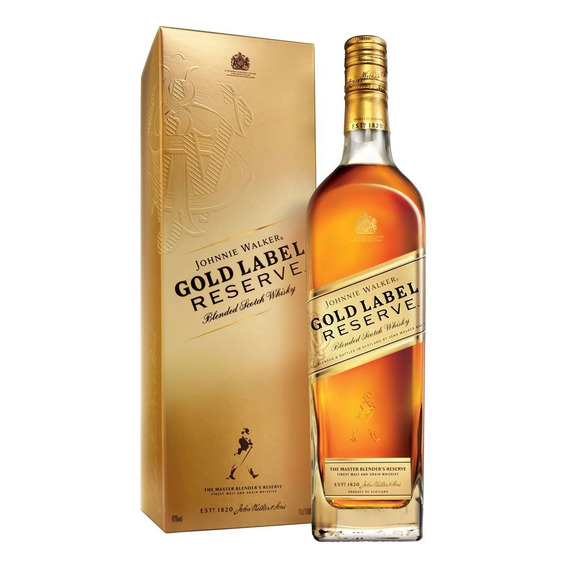 Whisky Johnny Walker Whiskey Importado Johnnie Gold Label750